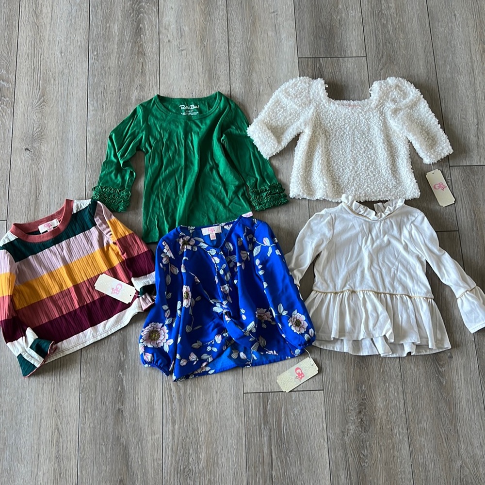 BUNDLE OF 2T SHIRTS. 3 are brand new